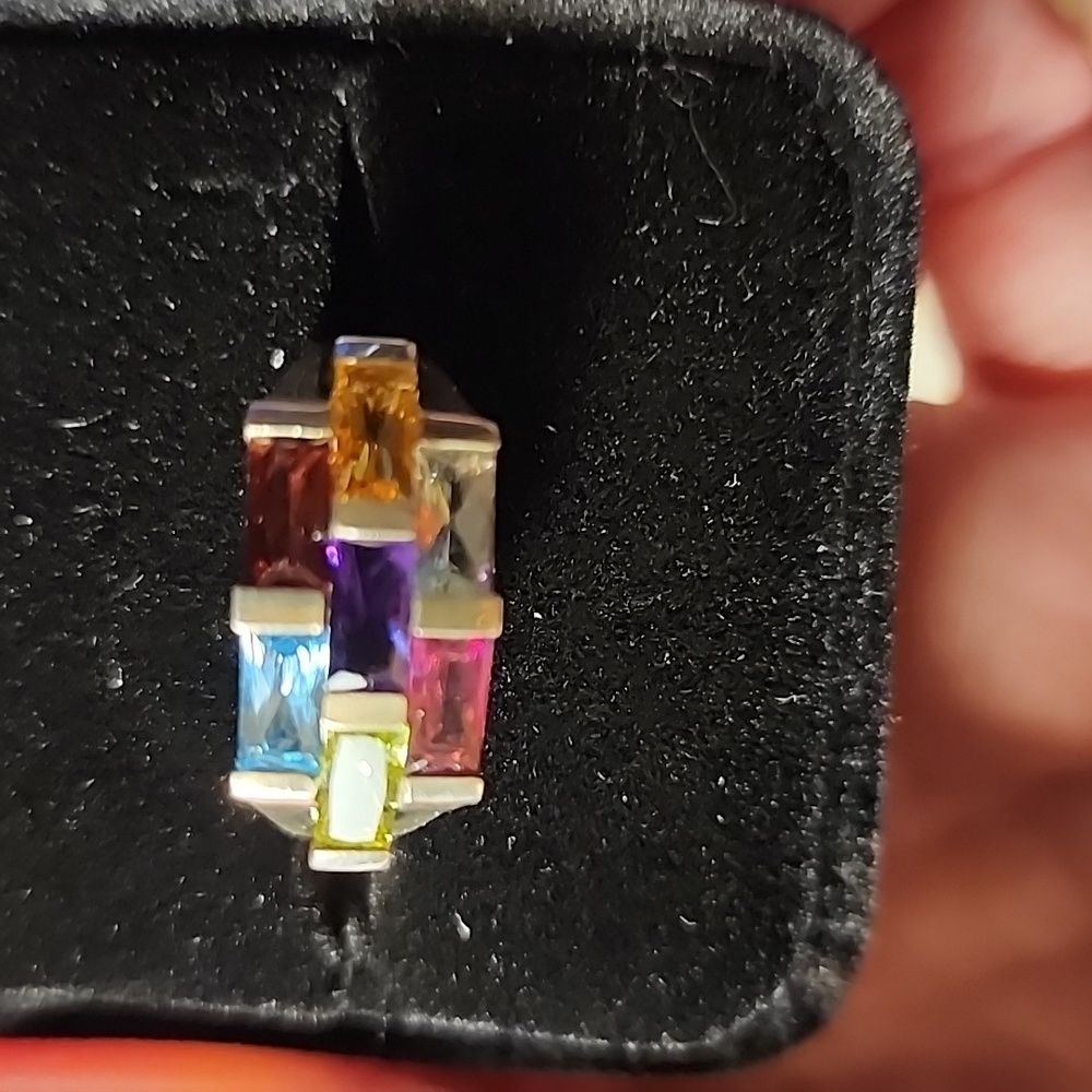 Multi Gemstones Ring - image 5